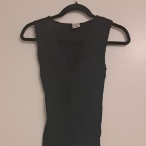 Old Navy Black V-Neck Tank Top